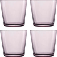 Fortessa - Together 12.4 Oz Lilac Double Old Fashioned Glass, Pack of 4 - 0090.122342