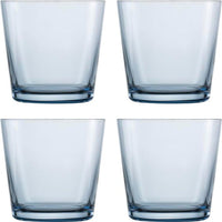 Fortessa - Together 12.4 Oz Smoke Blue Double Old Fashioned Glass, Pack of 4 - 0090.122339