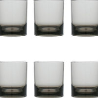 Fortessa - Urbo 14 Oz Gray Plastic Double Old Fashioned Glass, Pack of 6 - URBO.PS.GY.17