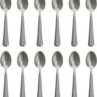 Fortessa - Valen 4.64" Antiqued Espresso Spoon, Pack of 12 - 1.5T.212.00.022