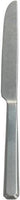 Fortessa - Valen 8.89" Antiqued Salad/Dessert Knife, Pack of 12 - 1.5T.212.00.015