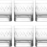 Fortessa - Vanity 13.5 Oz Etched Double Old Fashioned Glass, Pack of 6 - 0017.G956055