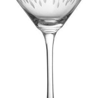Fortessa - Vanity 9.1 Oz Etched Martini Glass, Pack of 6 - 0003.G109398
