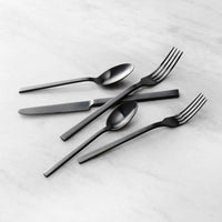 Fortessa - Viggo 20 Pc Stainless Steel Black Flatware Set - 20PPS-5046B-05