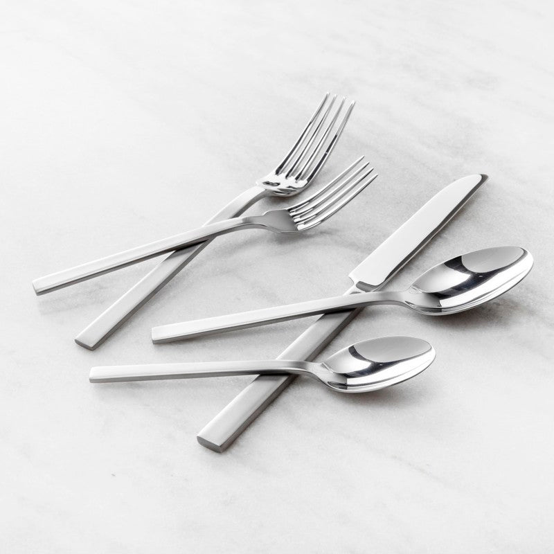 Fortessa - Viggo 20 Pc Stainless Steel Satin Flatware Set - 20PPS-504ST-05