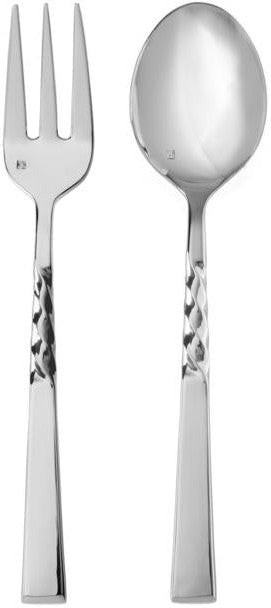 Fortessa - Wrought 2 Pc Stainless Steel Serve Set - 2PPS-106-05