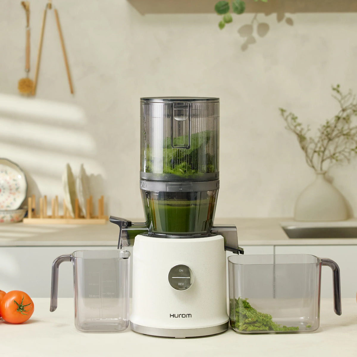 Hurom - H80 Marble White Slow Juicer - H80ST-GBS04MV