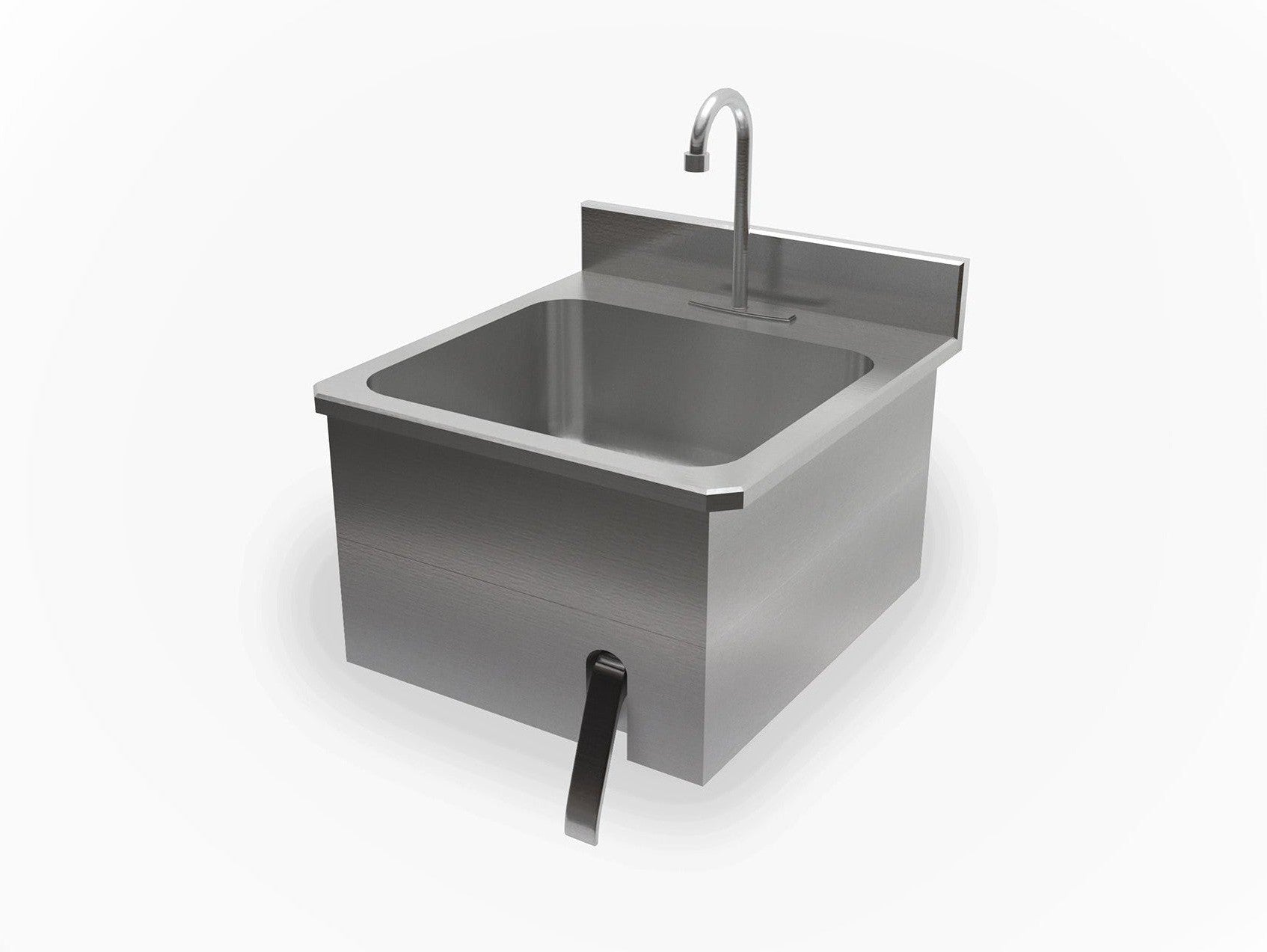 Franesse - 14" x 16" x 7" Knee Pedal Activated Handwash Sink With Faucet Included - FE101S