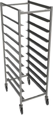 Franesse - 20" x 27" Knockdown Stainless Cart - SSK1810-KD