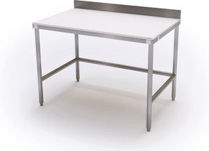 Franesse - 30" x 48" Cutting Table with Standard Backsplash - 3048FB-BS-1KR-INS-F