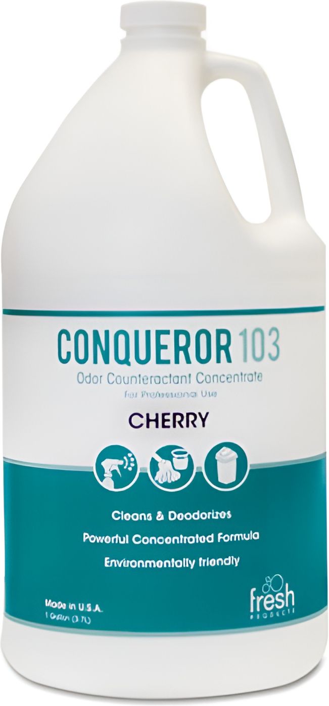 Fresh Products - 1 Gal Conqueror 103 Cherry Scented Air Fresh Deodorizer, 3.78 Liters Per Jug - 103G-F-000I004M-20 - Removed by Amit S