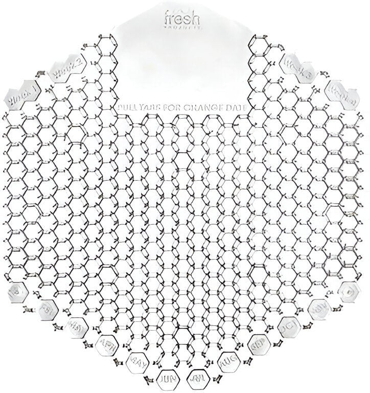 Fresh Products - Wave 3D Honey Suckle Urinal Screen, 6 Bx/Cs - 3WDSF010I060M03