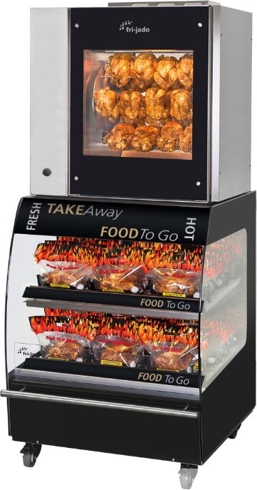 Fri‐Jado - TDR 5 MAN 33" Stainless Steel Pass-Thru Countertop Turbo Deli Rotisserie Oven - 9299016 - ETA 8 Weeks