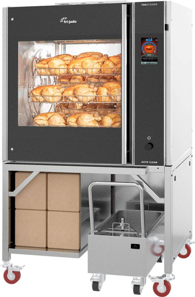 Fri‐Jado - TDR 7 S AC Stainless Steel Turbo Deli Rotisserie Auto‐Clean Oven With WiFi - 9319170 - ETA 8 Weeks