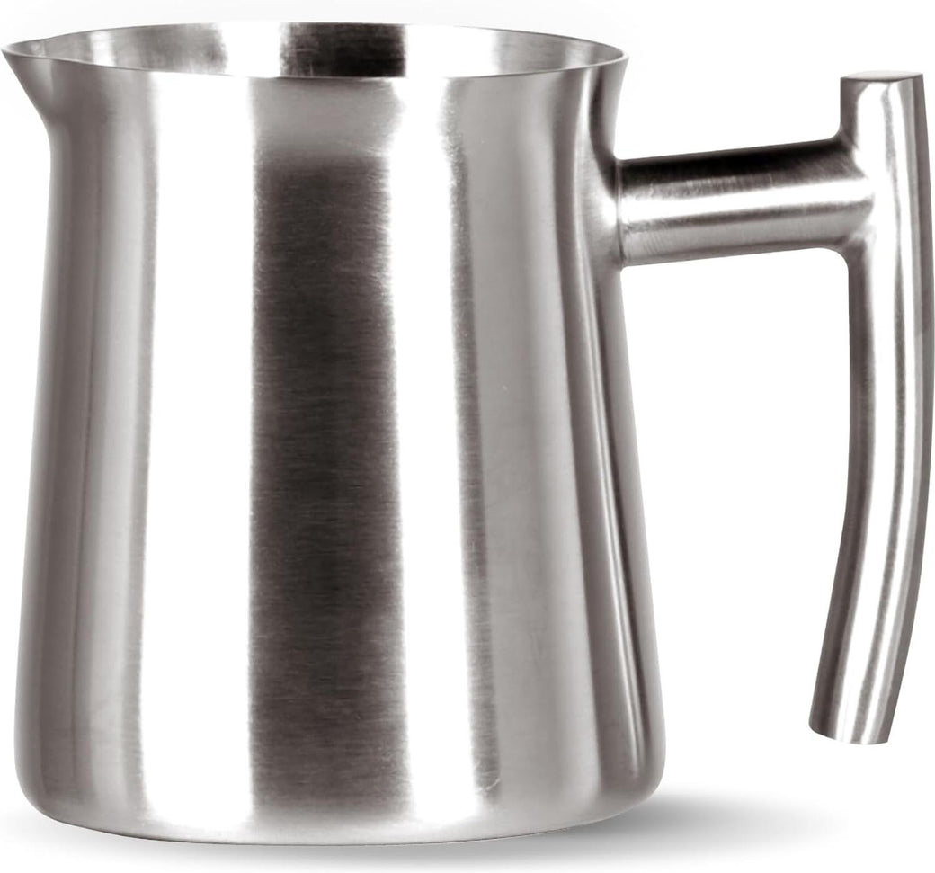 Frieling - 10 Oz Stainless Steel Milk Frothing & Steaming Creamer Pitcher - 145