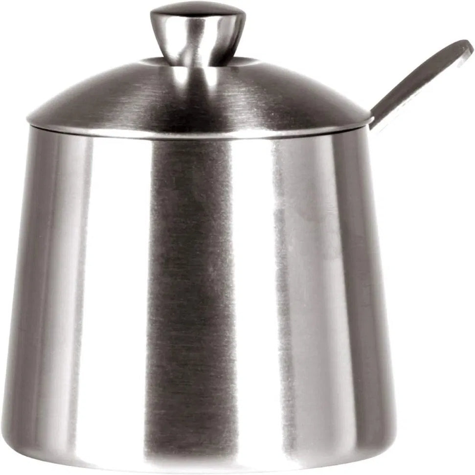 Frieling - 10 Oz Sugar Bowl with Spoon with Brushed Finish - 146
