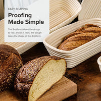 Frieling - 12" Rectangular Brotform Bread Rising Basket - 3005