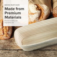 Frieling - 12" Rectangular Brotform Bread Rising Basket - 3005