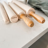 Frieling - 12" x 2.4" Maple Classic Rolling Pin with Handles - 3033