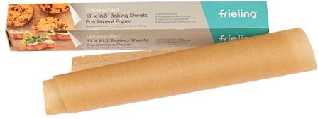 Frieling - 13" x 16.5" Pre-cut Parchment Sheets, 30 Pc in Roll - 6001