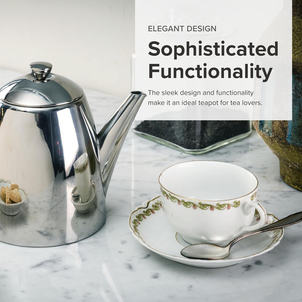 Frieling - 14 Ounce Stainless Steel Teapot with Infuser - 120