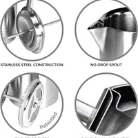 Frieling - 23 Oz Double-Walled Stainless-Steel French Press Coffee Maker - 143