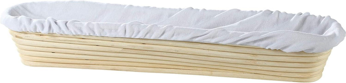 Frieling - 17" x 3" Cotton Rectangular Brotform Liner - 3057