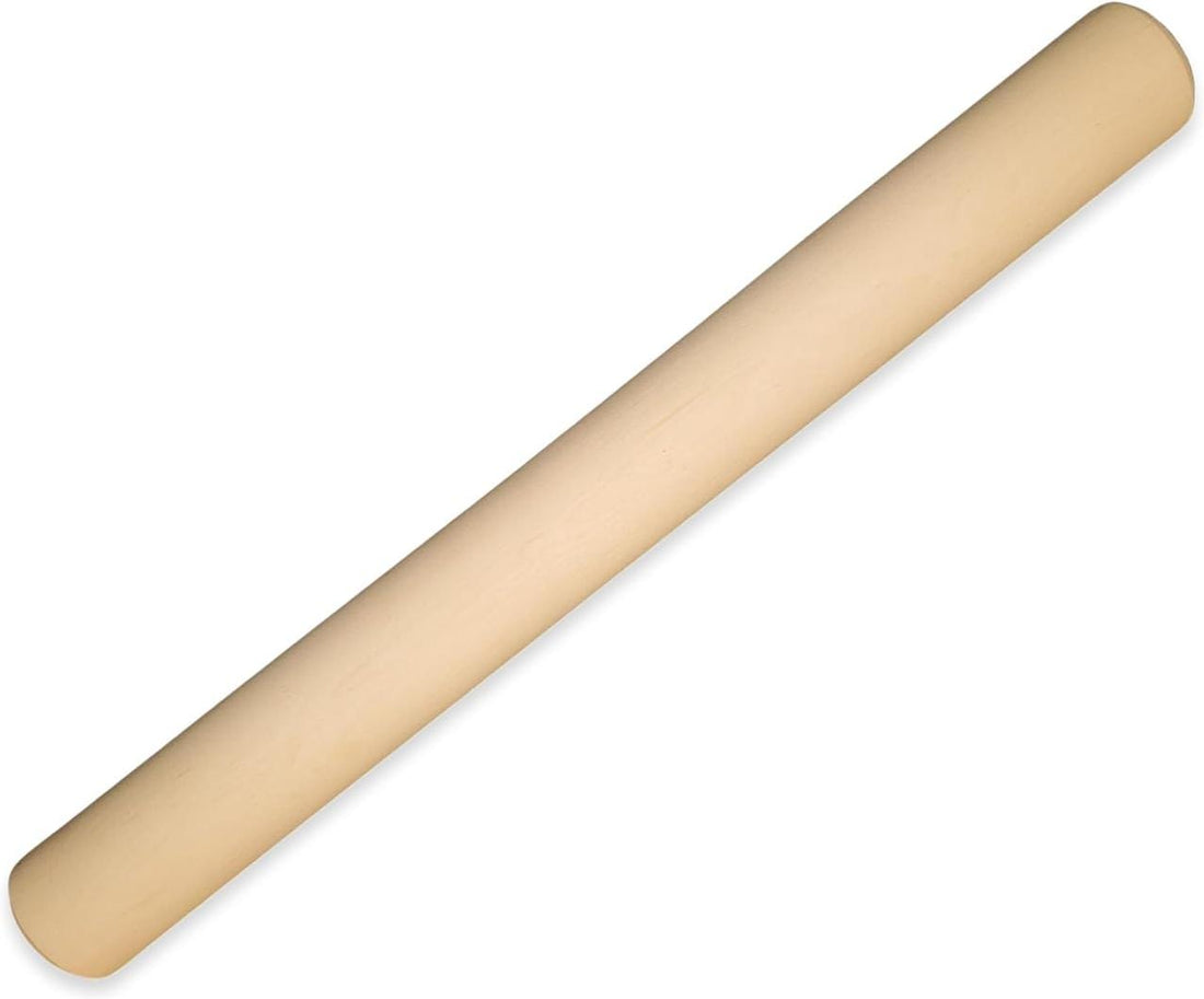 Frieling - 18.5" x 2" Tapered Maple Straight Dowel Rolling Pin - 3032