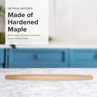 Frieling - 1.5" x 20" Tapered Maple Classic French Rolling Pin - 3031