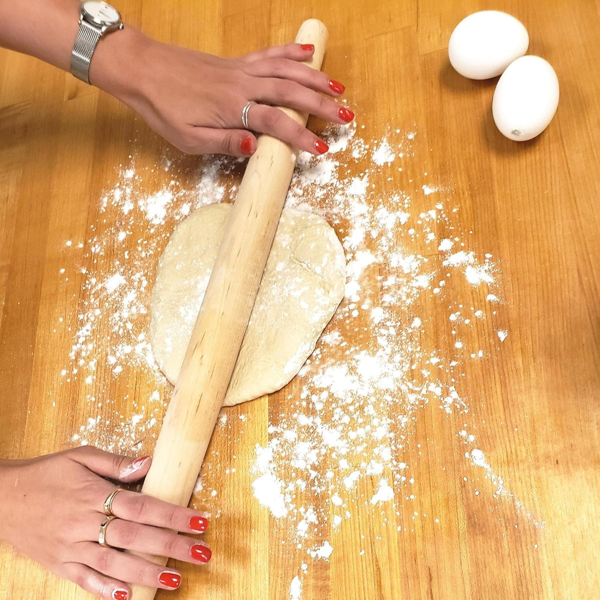 Frieling - 1.5" x 20" Tapered Maple Classic French Rolling Pin - 3031