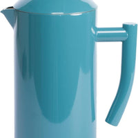 Frieling - 34 Oz Lagoon Blue Double-Walled Stainless-Steel French Press Coffee Maker - 7004