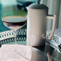 Frieling - 34 Oz Snow White Double-Walled Stainless-Steel French Press Coffee Maker - 7001