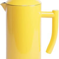 Frieling - 34 Oz Sunshine Yellow Double-Walled Stainless-Steel French Press Coffee Maker - 7006