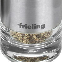 Frieling - 3.3" x 1.7" Clear/Stainless Steel Sylva Salt or Pepper Shaker Acrylic - 4001