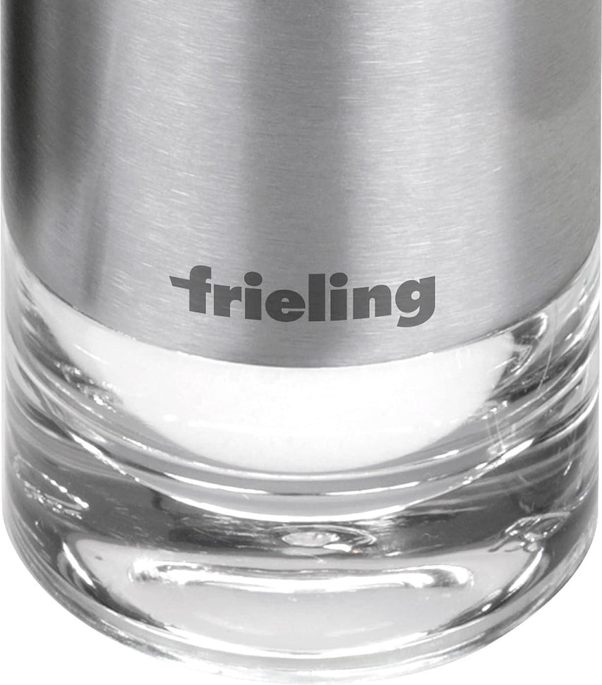 Frieling - 3.3" x 1.7" Clear/Stainless Steel Sylva Salt or Pepper Shaker Acrylic - 4001