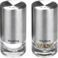 Frieling - 3.3" x 1.7" Clear/Stainless Steel Sylva Salt or Pepper Shaker Acrylic - 4001