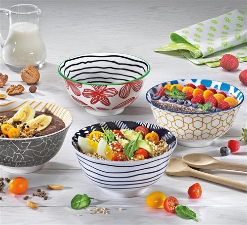 Frieling - 6" Diameter "Honeycomb" Porcelain Bowl - C107760