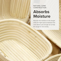 Frieling - 7" Oval Brotform Bread Rising Basket - 3004