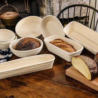 Frieling - 7" Round Brotform Bread Rising Basket - 3000