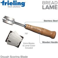 Frieling - 7.5" Bread Lame Dough Scoring Blade for Making Bread - 3020