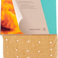 Frieling - 9" Round Air Fryer Liners with Holes, 50 Pc in Box - 6004