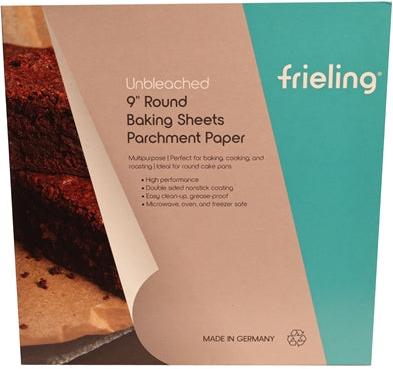 Frieling - 9" Round Baking Parchment Sheets, 50 Pc in Box - 6003