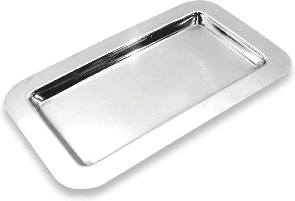 Frieling - 9.4" x 5.6" Rectangular Mirrored Finish Stainless Steel Serving Tray - 109