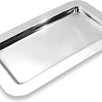 Frieling - 9.4" x 5.6" Rectangular Mirrored Finish Stainless Steel Serving Tray - 109
