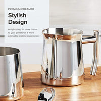 Frieling - 9.9 Oz Stainless Steel Milk Frothing Pitcher/Creamer - 105