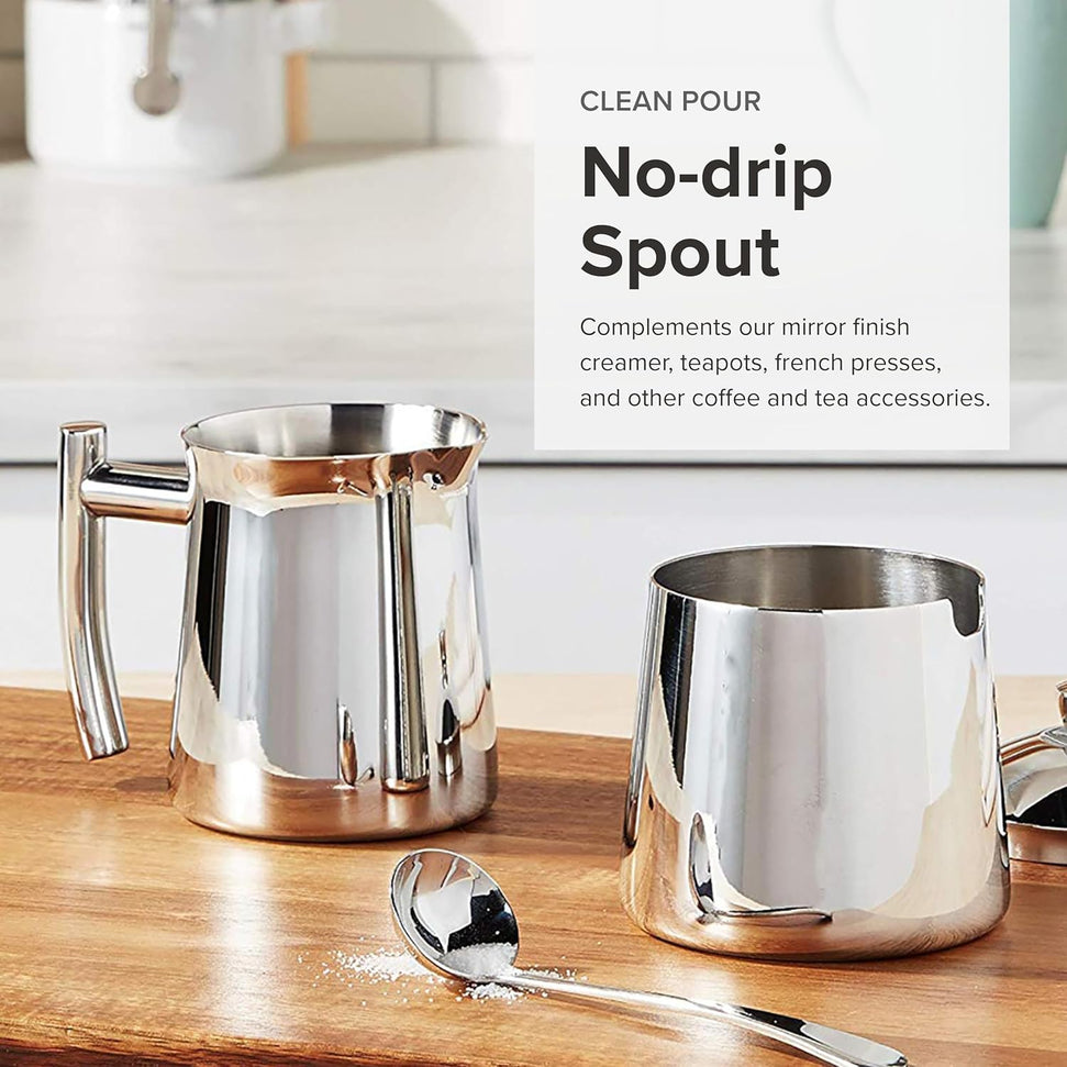 Frieling - 9.9 Oz Stainless Steel Milk Frothing Pitcher/Creamer - 105