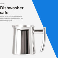 Frieling - 9.9 Oz Stainless Steel Milk Frothing Pitcher/Creamer - 105