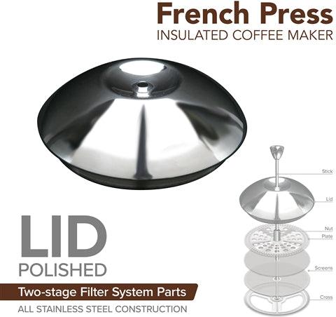 Frieling - Lid for 23 fl. oz. French Press With Mirror Finish - 9103-LID