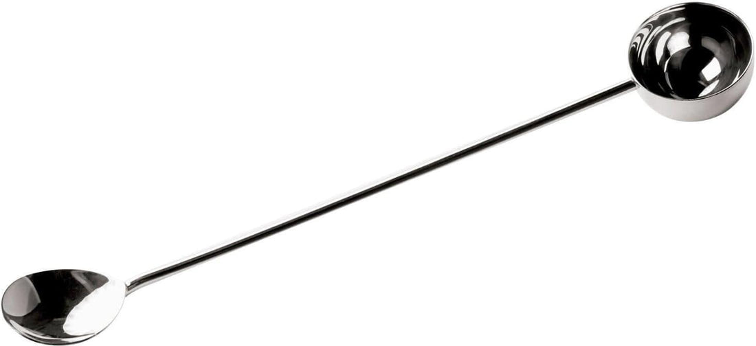 Frieling - Silver 2 Tablespoon Coffee Scoop & Spoon Stirrer for French Press Long Handle - 161