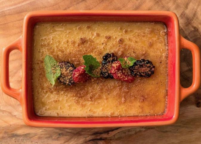 Front Of The House - 10 oz Rectangle Kiln Blood Orange Ovenware Dish With Lid, Pack of 12 - DBO135ORC23